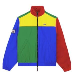 ROWING BLAZERS ss21 primary color block nylon cashball windbreaker jacket
